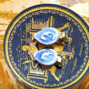 Women Shell Seahorse Clip on Earings